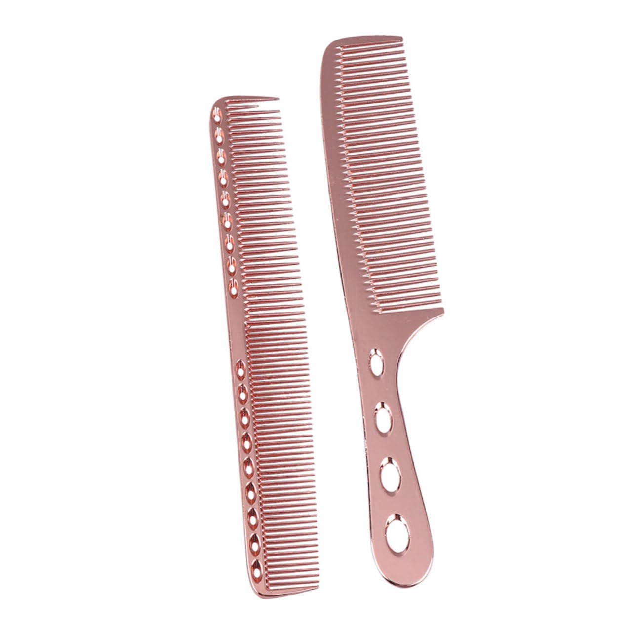 DOITOOL 6piezas Peines Para Peluquería Antiestáticos De Inoxidable De y De Estilismo Para Salón y Barbería