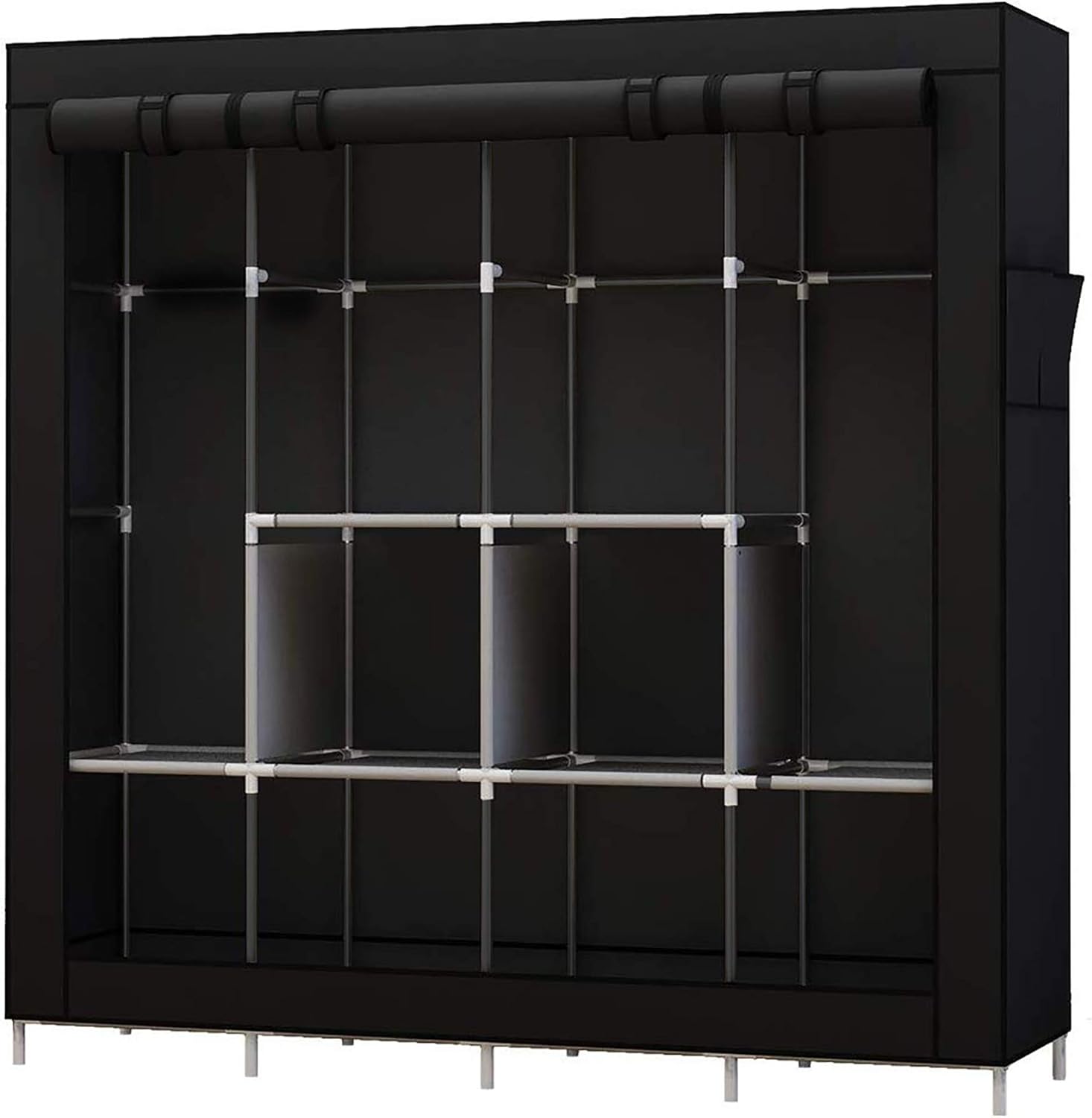 UDEAR Armoire de Rangement GardeRobe Pliable en Tissu intissé Garde