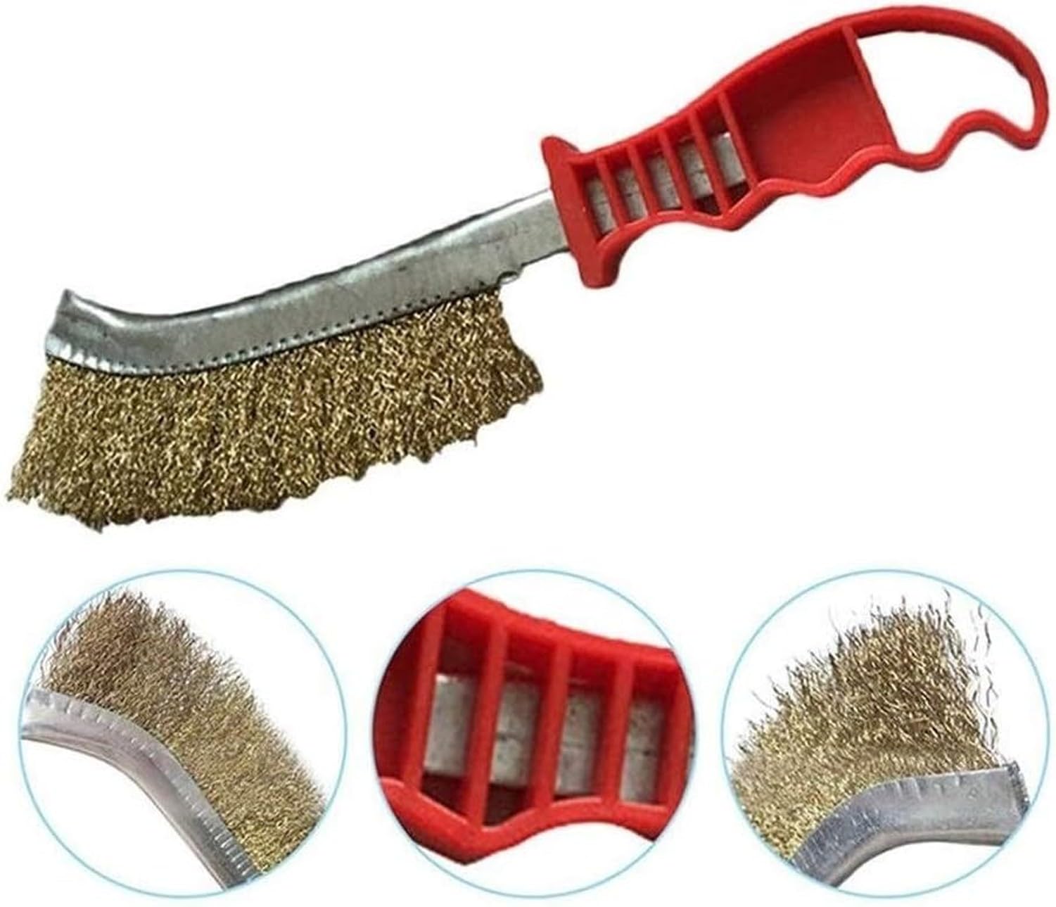 Set de Cepillo para Limpieza de Barbacoa, Cepillos de Parrilla de Jardín, Pincel para Parrilla de Carbón, Hierro, Porcelana y Cerámica, Herramienta de Limpieza