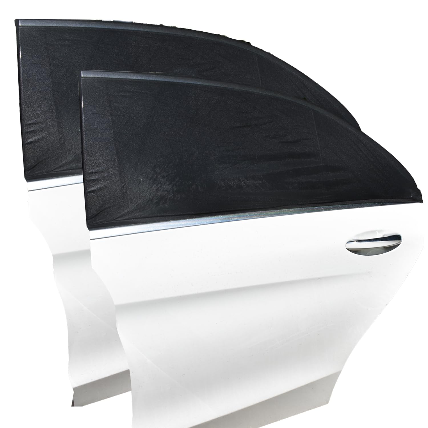 Tendine Parasole Auto per Bambini, 2 Pezzi di Protezione Solare Auto, Tendine Parasole per Finestrino Laterale, Blocca i Raggi UV, Anti-zanzara e Antipolvere per Proteggere Bambini e Animali Domestici