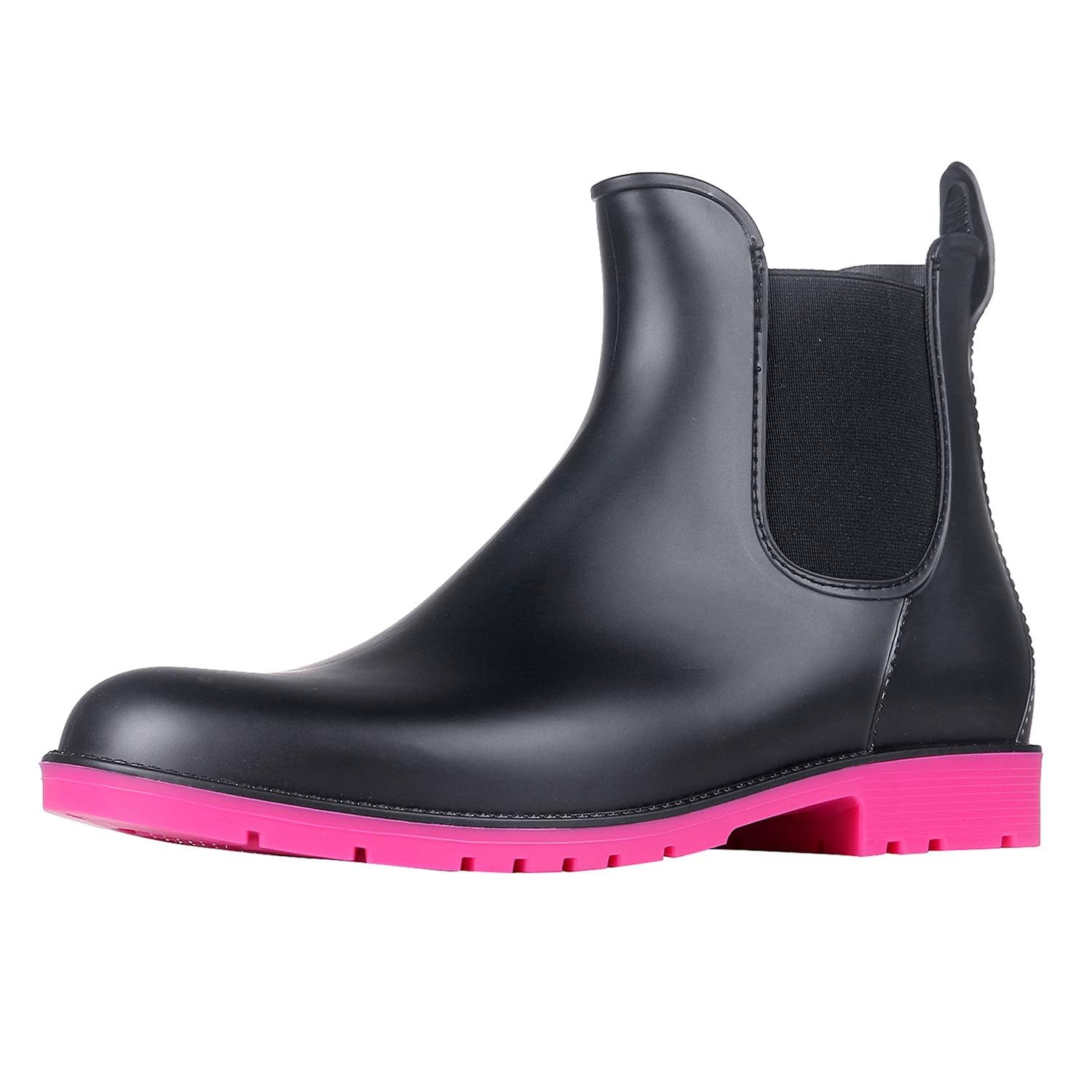 Asgard Women's Short Rain Boots Waterproof Ankle Chelsea Booties