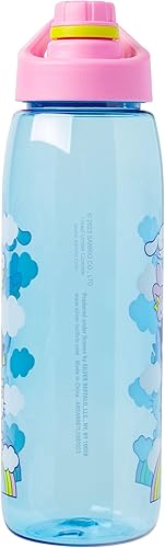 Miniatura 3 de Silver Buffalo Sanrio Hello Kitty and Friends on a Rainbow con Badtz-Maru, My Melody, Keroppi y Cinnamoroll botella de agua con tapa de rosca, 28