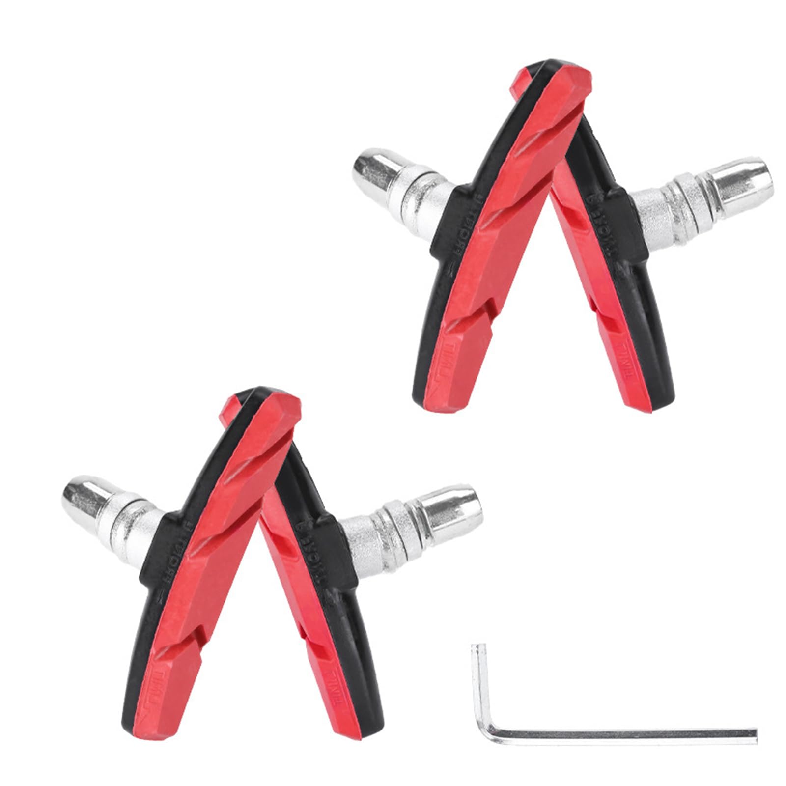 BWANGIAO 4pieces Professional Caliper Brake Pad Bike Brakes Block Wear Resistant Block Bicycles Brakes Pad Enduring