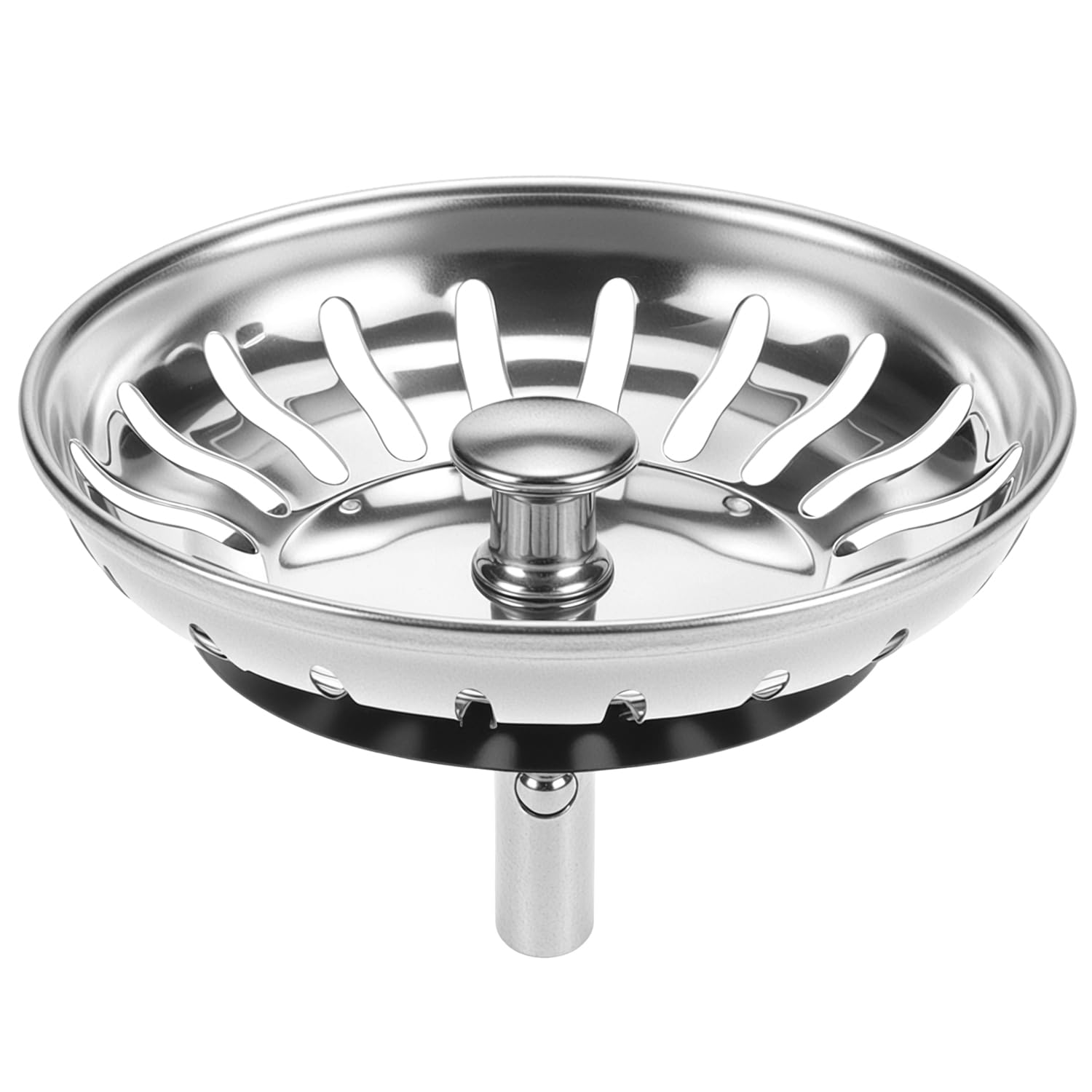 QWORK® Kitchen Plug For Sink 82mm, 304 Stainless Steel Strainers, Drain Stopper Suitable for kitchen sink holes of 82.3-84mm