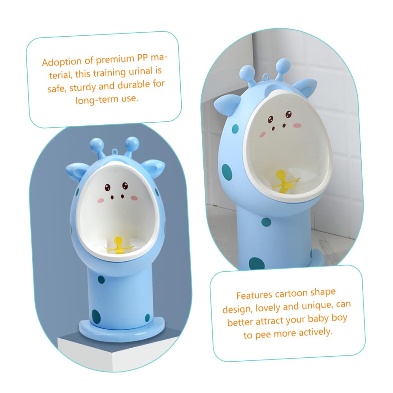 ifundom Orinal Infantil Para Entrenamiento De Niño Urinal Portátil Forma De Para Entrenamiento El Baño De Niño Diseño y Pinwheel