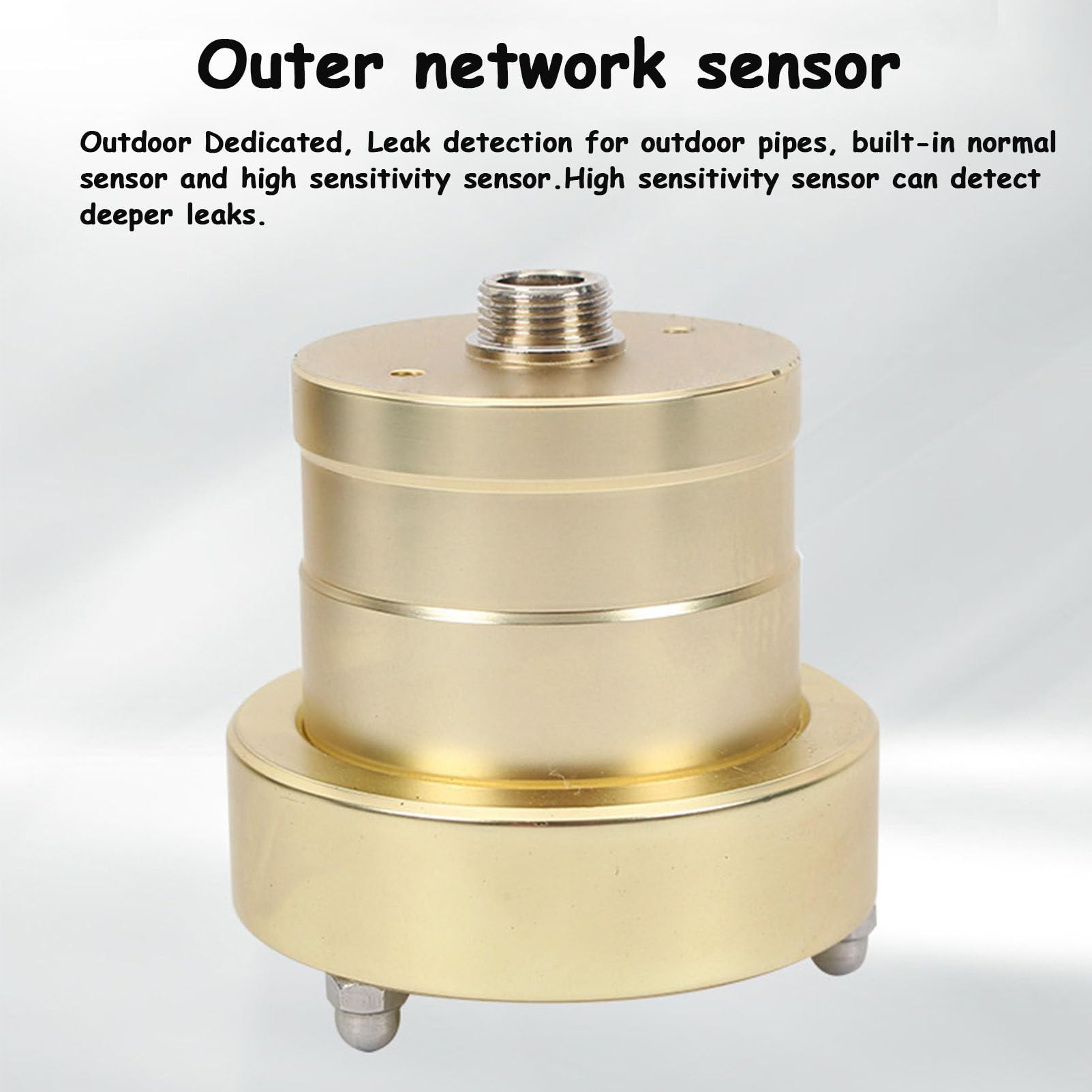 Detector de Fugas de Agua Profesional, Dispositivo de detección de Fugas de Agua con sondas duales, Detector de Fugas de Agua subterránea con Auriculares, detección de Fugas de Agua
