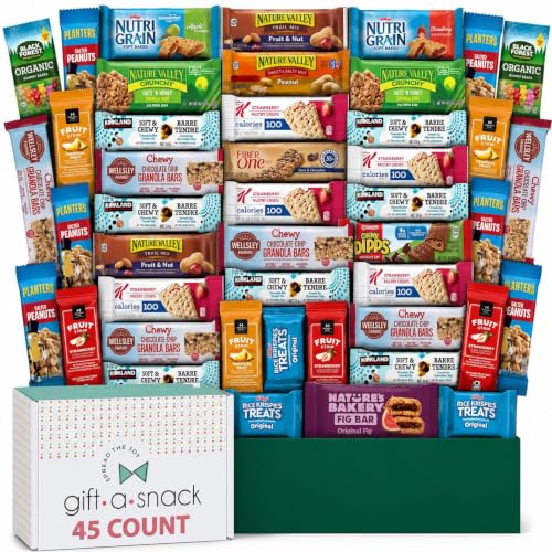 Gift A Snack - Healthy Granola Breakfast Bars, Snack Box Care Package