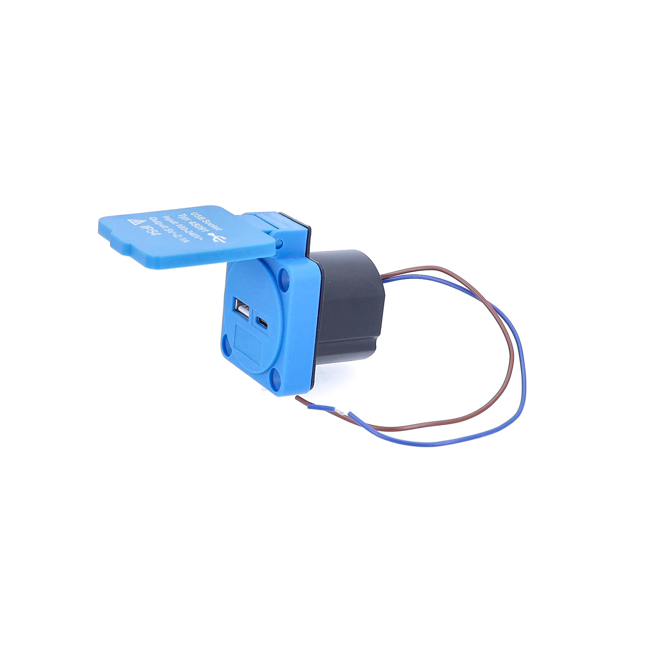 Prise encastrable USB pour van et maison : bloc as - Schwabe étanche