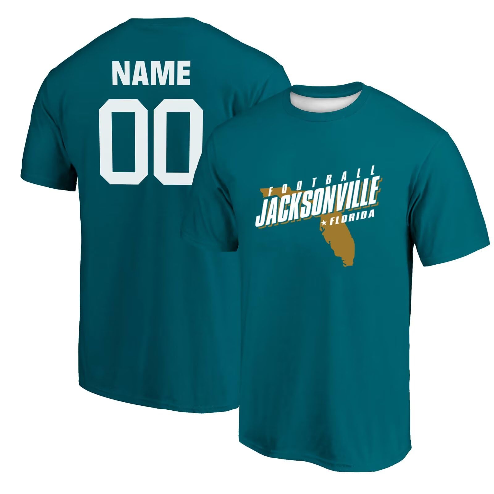 T Shirts for Men Women Kids Custom Any Name Any Number Personalized Short Sleeve Jersey