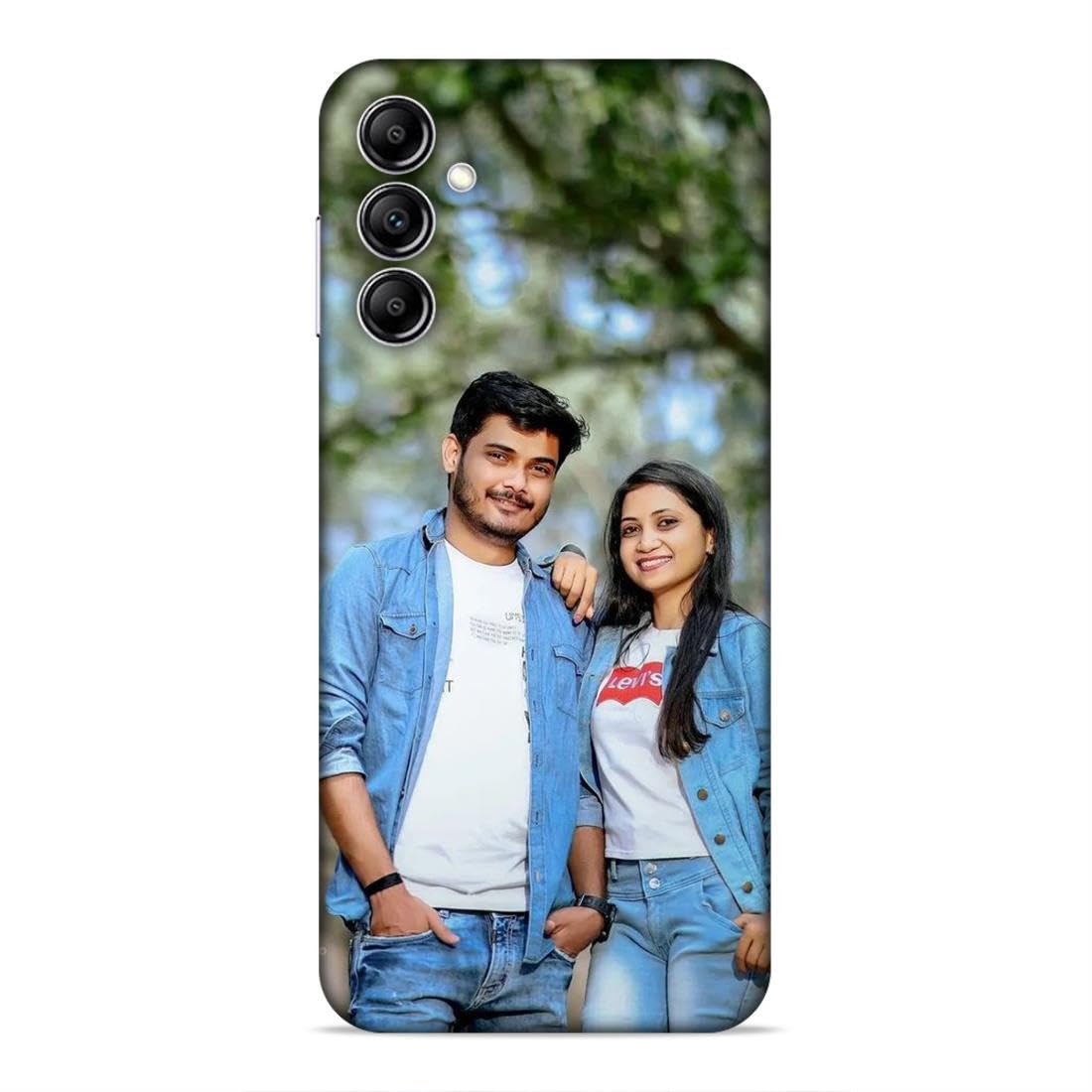 Custom Design Back Cover for Samsung Galaxy A14 5G, Upload Your Photo, Logo or Artwork & Type Name, Quote, Punches, Polycarbonate Hard Case for Boys and Girls