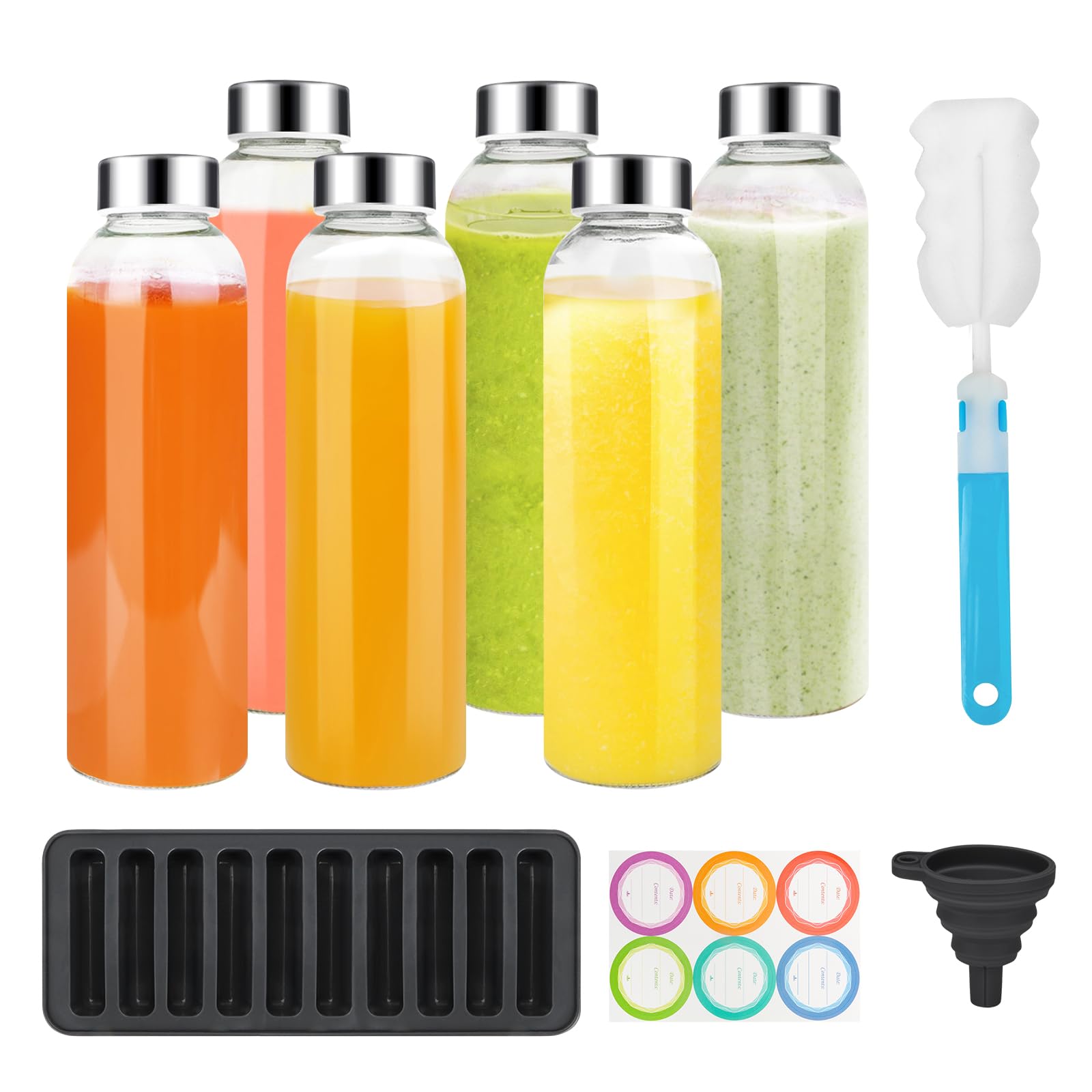 212 Main Stemmed Liquor Glasses with Gold Stem & Rim Set of 6