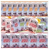 Kings Wild West Beef Jerky MIX - 6 x Original / 9 x Honey BBQ / 3 x Jalapeno / 4 x Steak Strips Trockenfleisch 640g