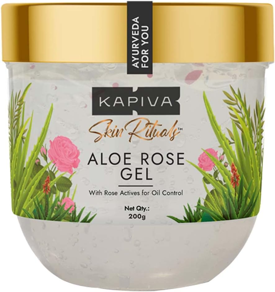 Skin Rituals Aloe Rose Gel 200 gms | Clinically Tested Rose Actives | For Oil Control & Hydration | Reduces Oil Production by 91%