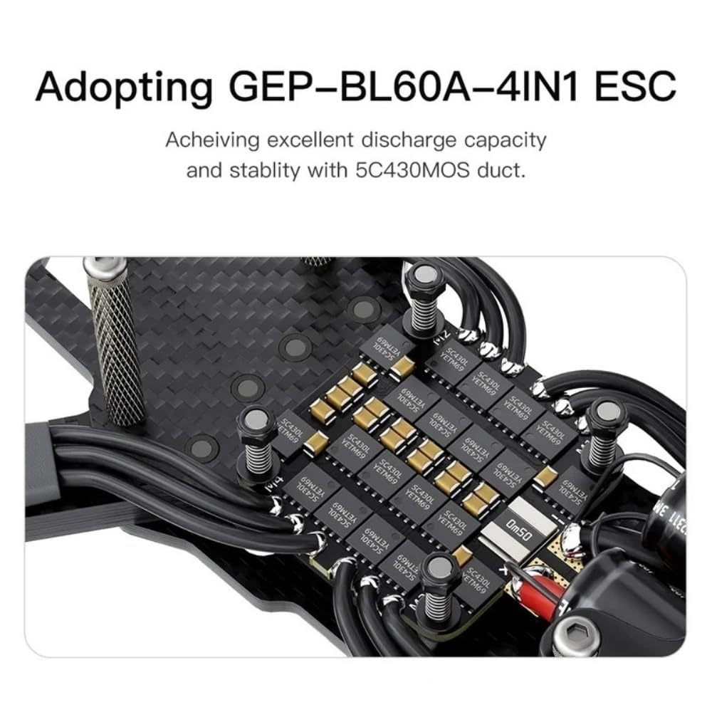 MARK4 LR10 2.5W LONGRANGE FPV F405 V2 FC EM3115 900KV 1050-3 TAKER H80_96K BLS 80A 4IN ESC Caddx H1