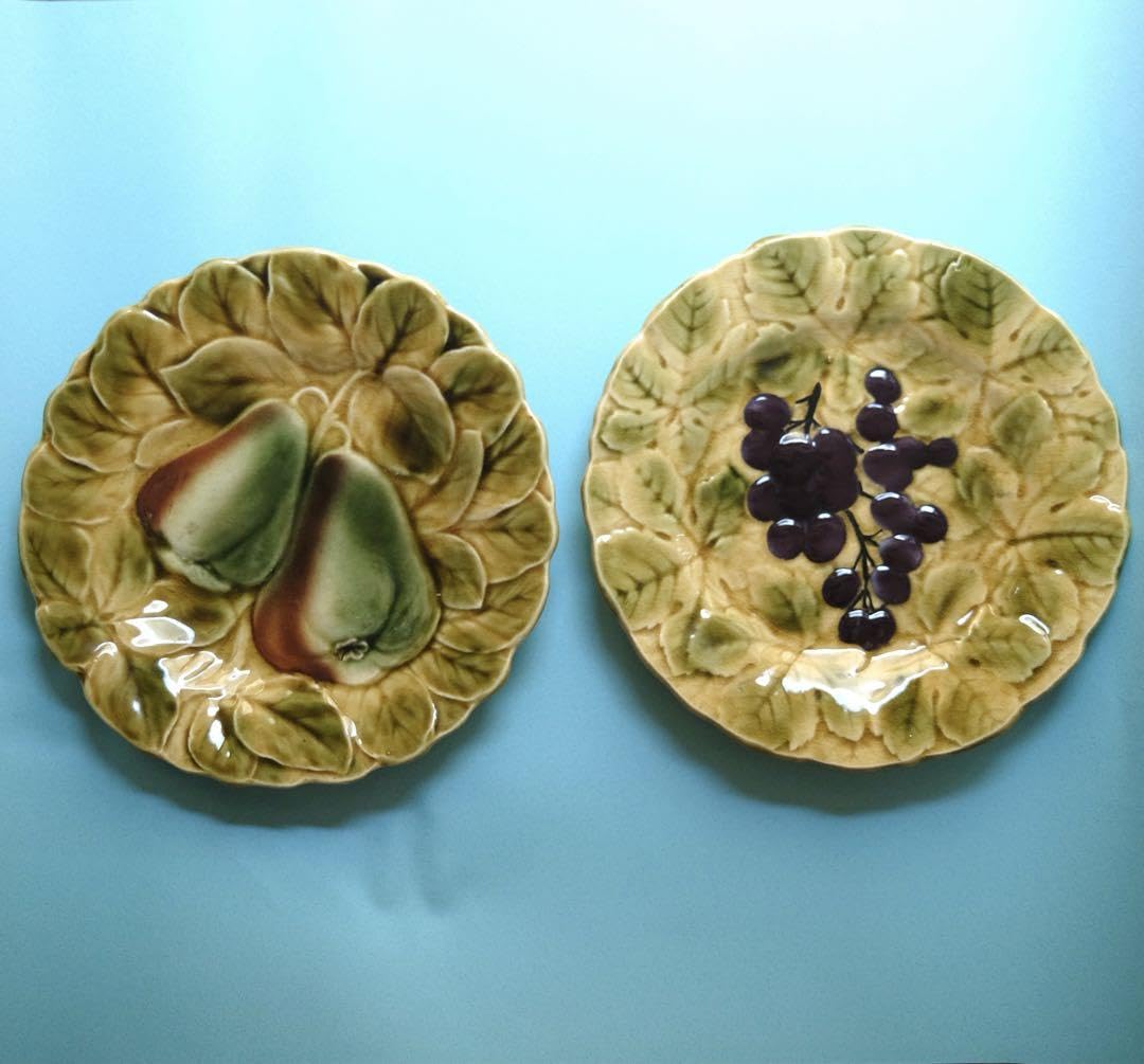 Sarreguemines サルグミンヌ アンティーク皿 バルボティーヌ2枚 Amazon.co.jp: Sarreguemines サルグミンヌ アンティーク皿 バルボ