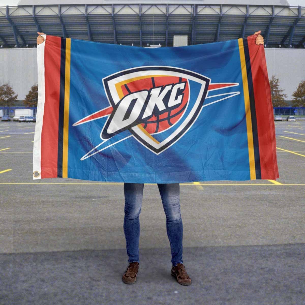 Oklahoma City Thunder Flag 3x5 Banner
