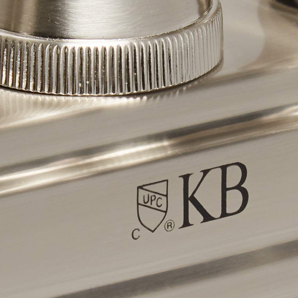 Kingston Brass KB498AX - Rubinetto a barra, in nichel satinato, 4 3/4"