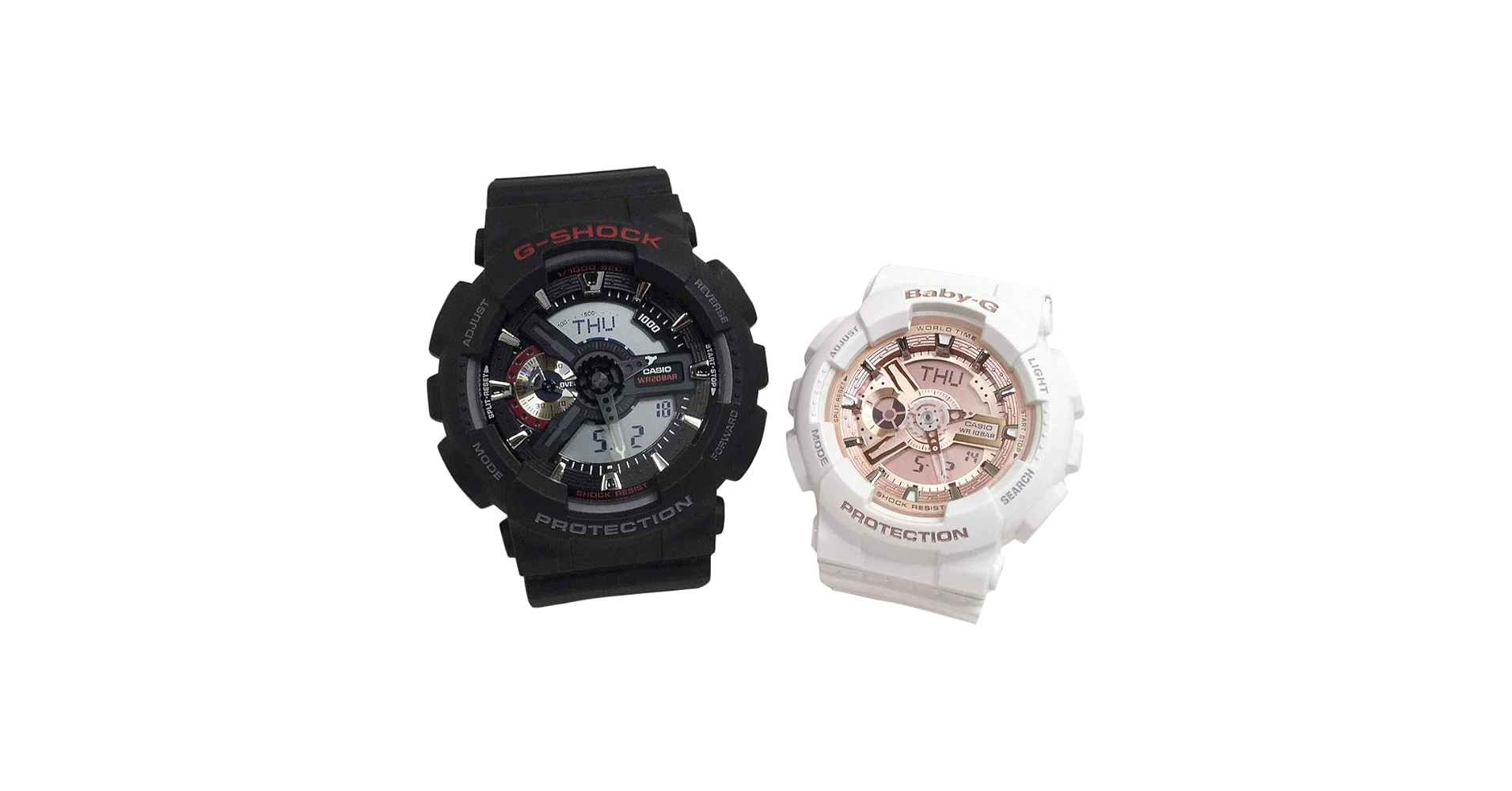 まぁ〜【新品/2個セット】G-SHOCK＆BABY-G Amazon.co.jp: カシオCASIO 腕時計 G-SHOCK&BABY-G ペアウォッチ