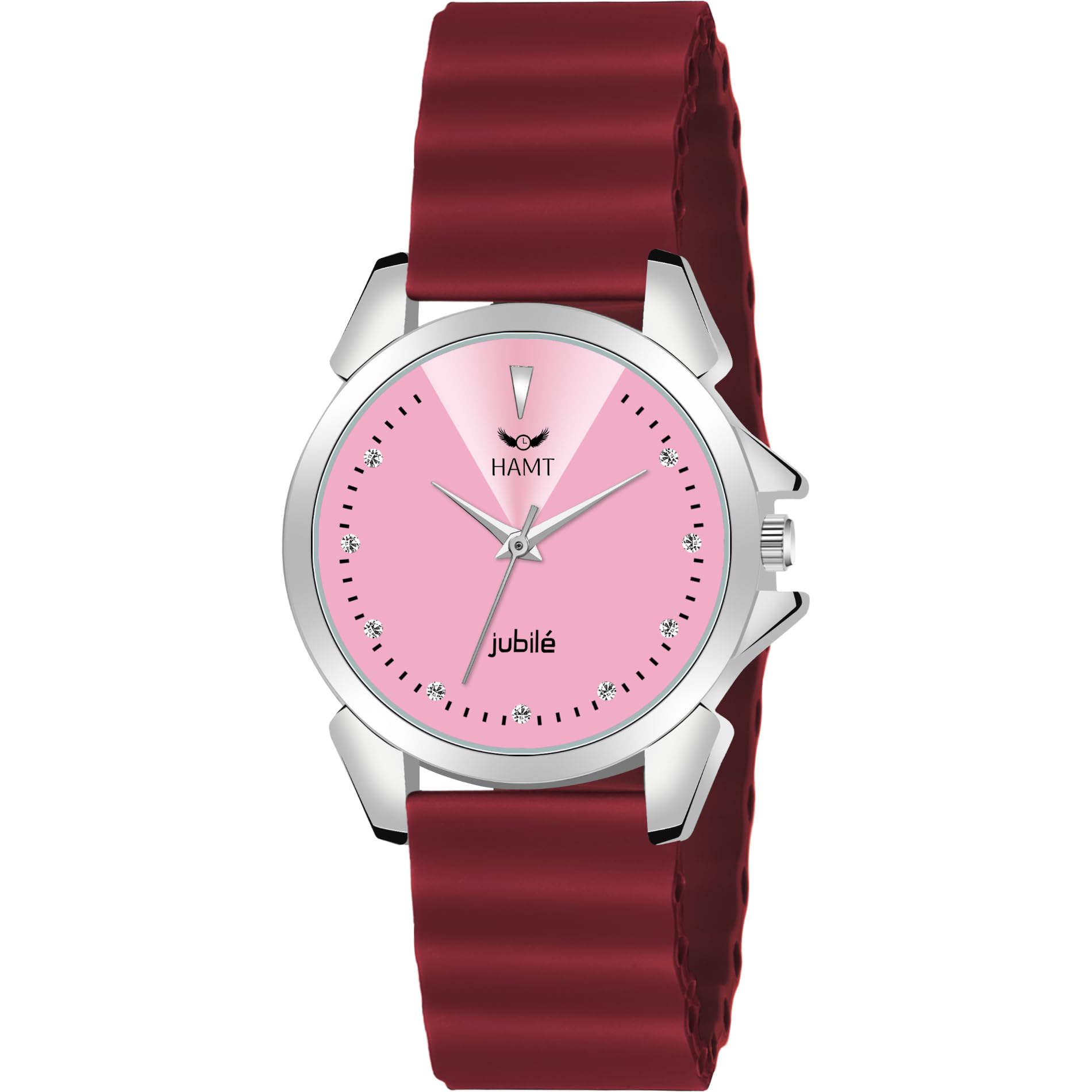 hamt Ocean Silicone Strap Analog Watch for Women-HT-LR016 (Magenta) (B0CN6LQZDR) Amazon Price History, Amazon Price Tracker
