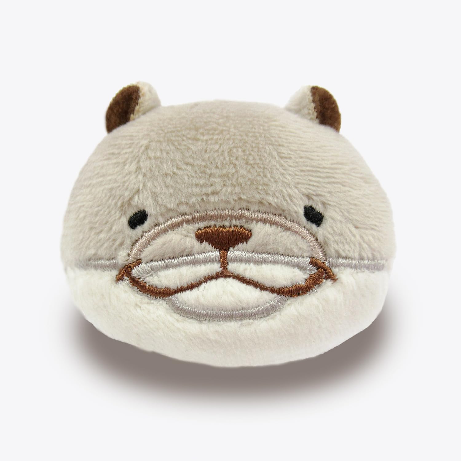 Morisaka Global Face Plush Badge Mochikawauso Gray 2×0.8×1.6 inches Animal Soothing Cute Mochi Series Plush Badge MOKB-0080KG : Toys & Games
