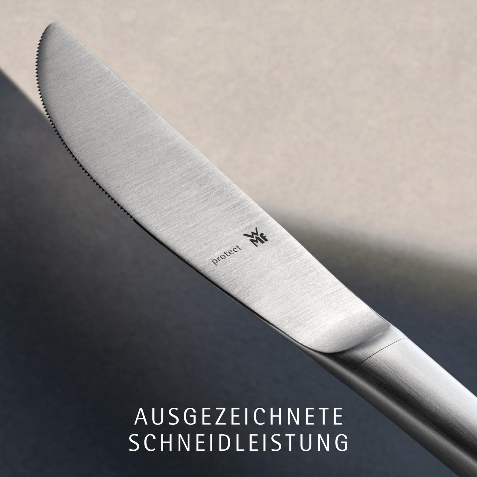 WMF Corvo Besteck Set 6 Personen, 30-teilig, Hohlheftmesser, Cromargan protect Edelstahl mattiert, kratzbeständig, spülmaschinenfest
