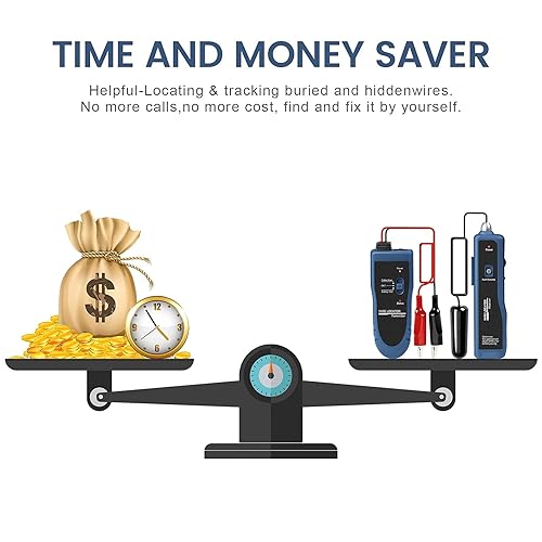Miniatura 4 de KOLSOL Localizador de cables subterráneos probador de cables F02 Pro con batería recargable de 1100 mAh para localizar cables y cables de control