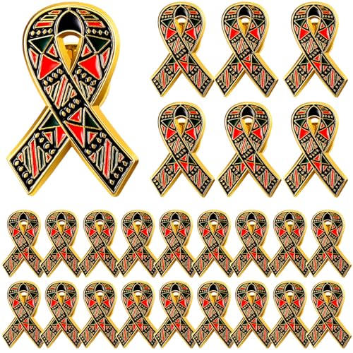 Image of Yinkin Juneteenth Brooch Pins Bulk Freedom Day Party Favors Since 1865 Lapel Pins Badges for Black History Month Accessories