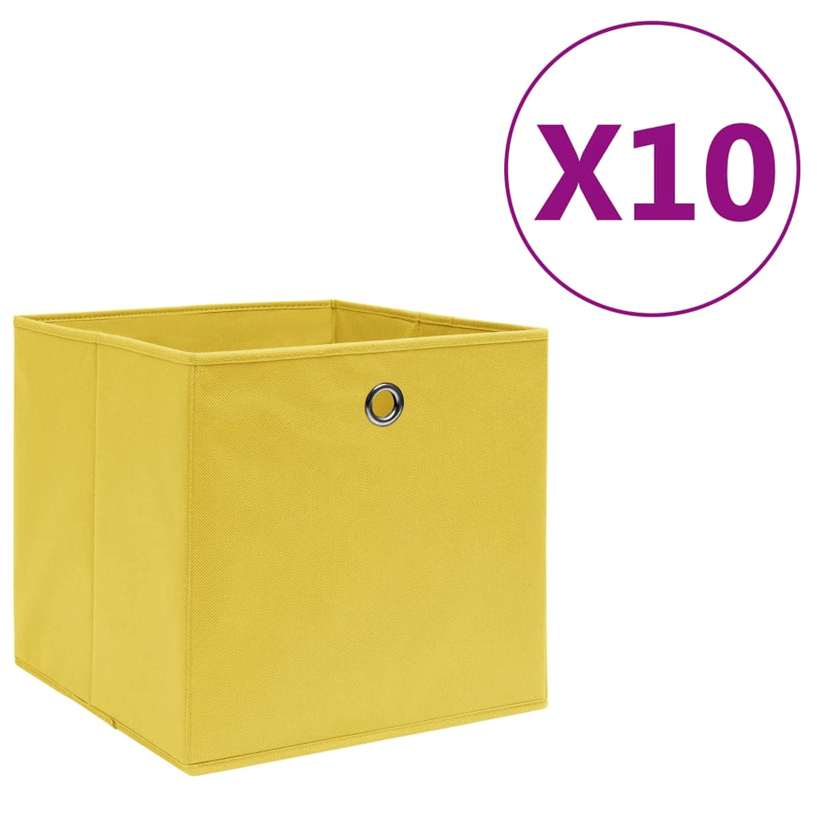 Gecheer Aufbewahrungsbox Truhe Zusammenklappbar Auflagenbox Spielkiste Regalkorb Faltkiste Korb Gartenbox Kinderbox Box Kiste Faltbox Vliesstoff 28x28x28cm Dunkelrot,Vlies,