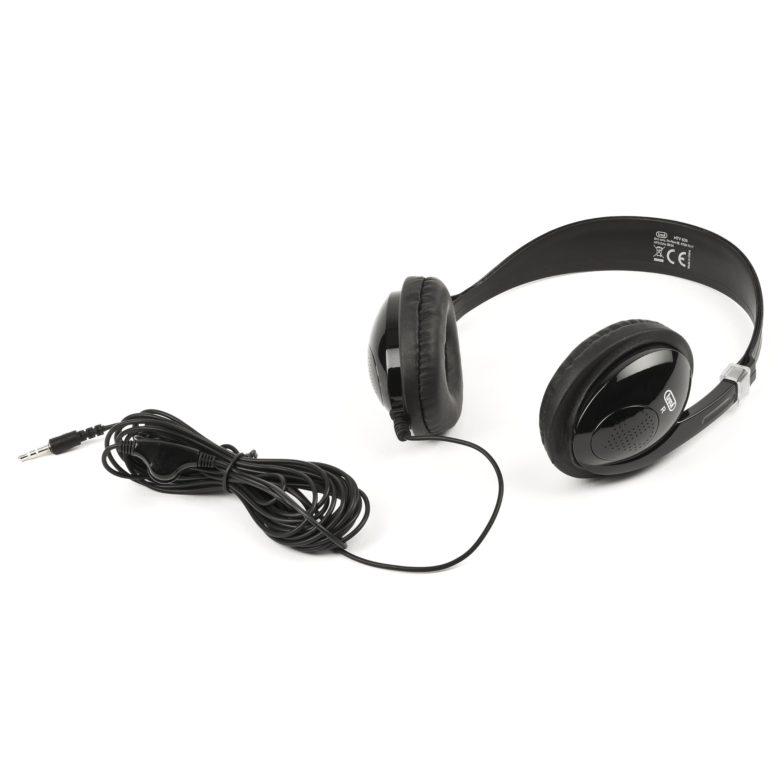 Trevi HTV 636 Cuffie Over-Ear per TV, Cavo 5m, Leggere, Controllo Volume