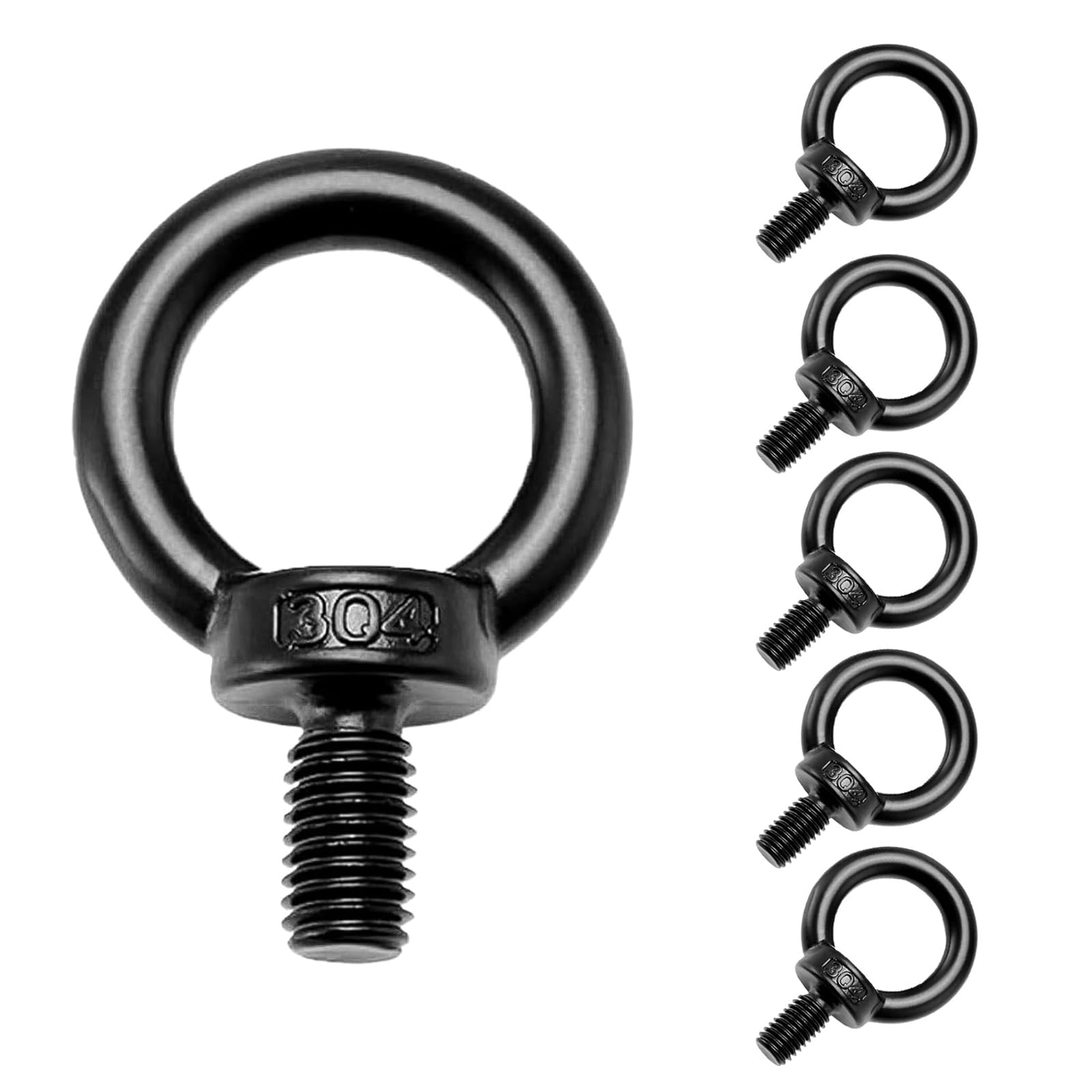Yohuork 6 Pack M8 Eye Bolt