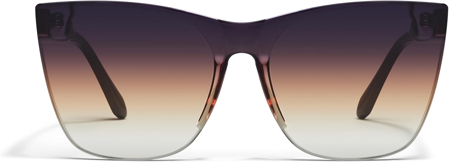 QUAY - Men's Sunglasses, Oversized Square Shades, UV Protected Lenses