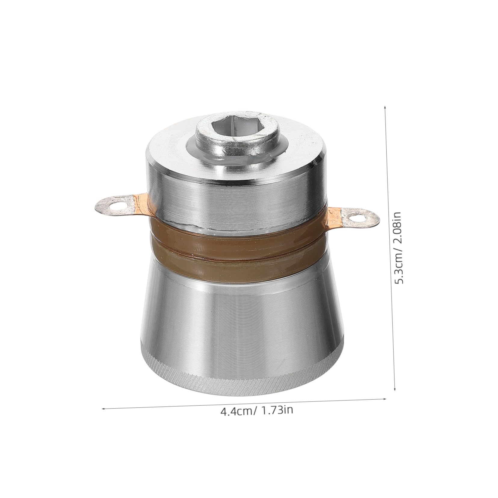 PRETYZOOM 60w Piezoelectric Transducer for Dishwasher 40khz Ultrasonic Cleaner High Frequency Cleaner Transducer