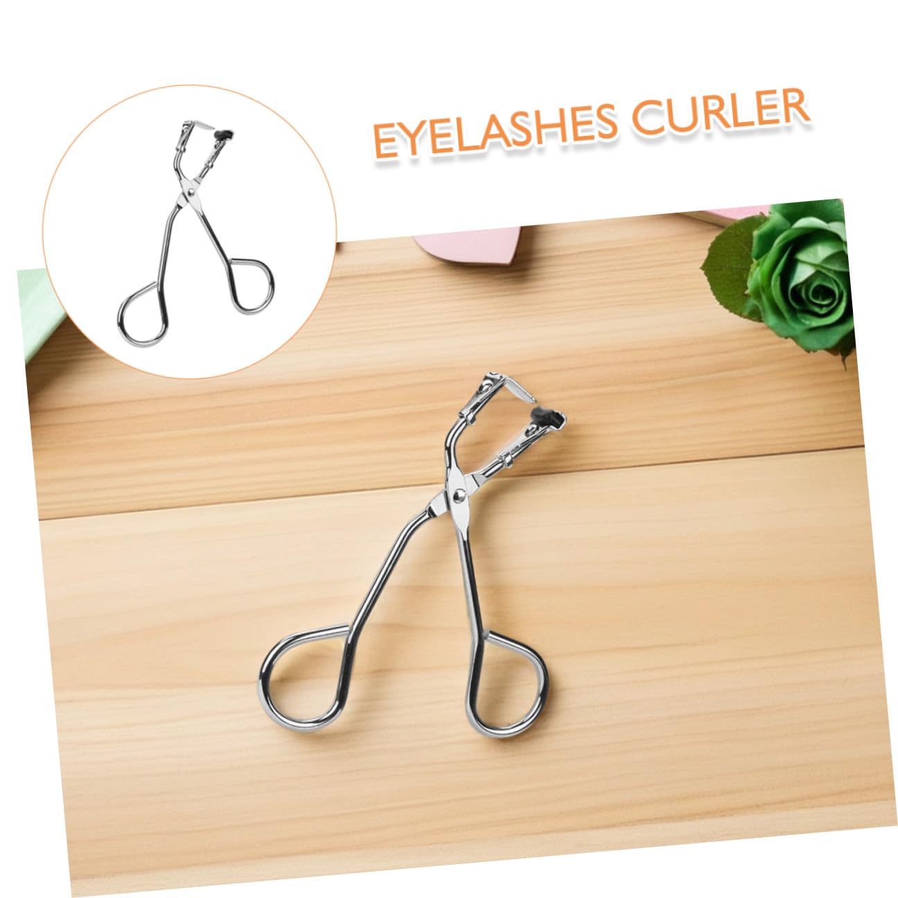 Piegaciglia in Acciaio Inossidabile Mini per Ragazze, Piegaciglia Pratico e Leggero per Trucco Quotidiano, Strumento Cosmetico Portatile per Arricciare le Ciglia