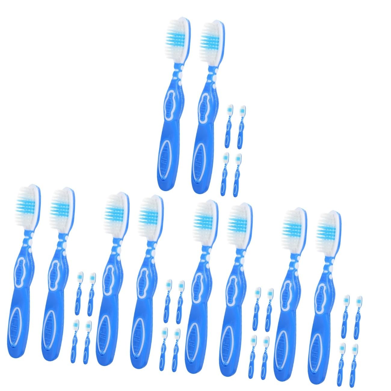 Healeved 30pezzi Spazzolino Viaggio Con e Setole Morbide Per Profonda Spazi Ristretti Progettato Per Garantire Sicurezza e