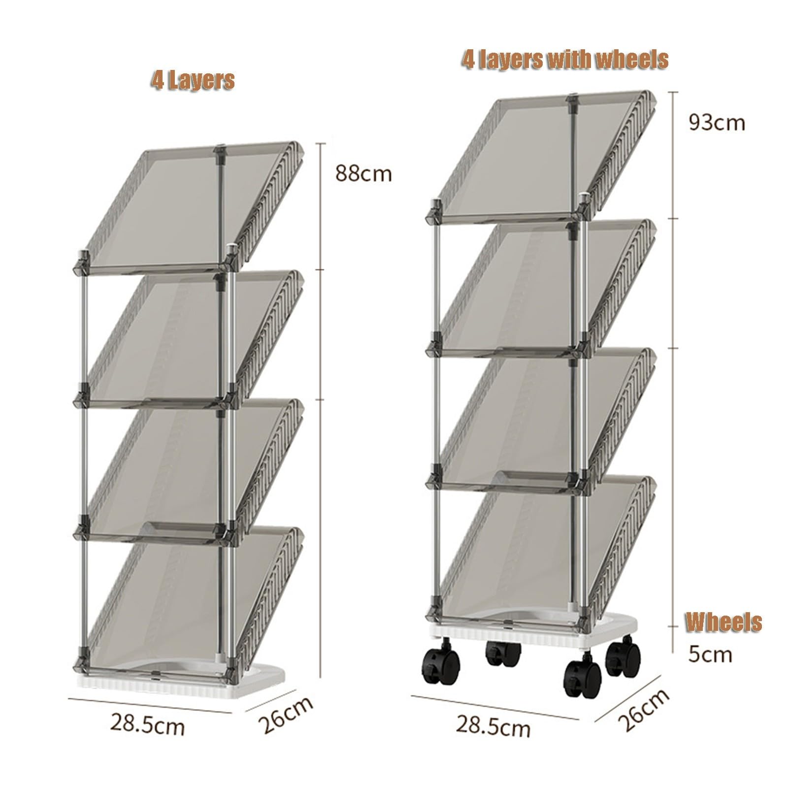 Amazon.com: HZHXIFUF Sloping Shoe Rack, Slim Shoe Racks