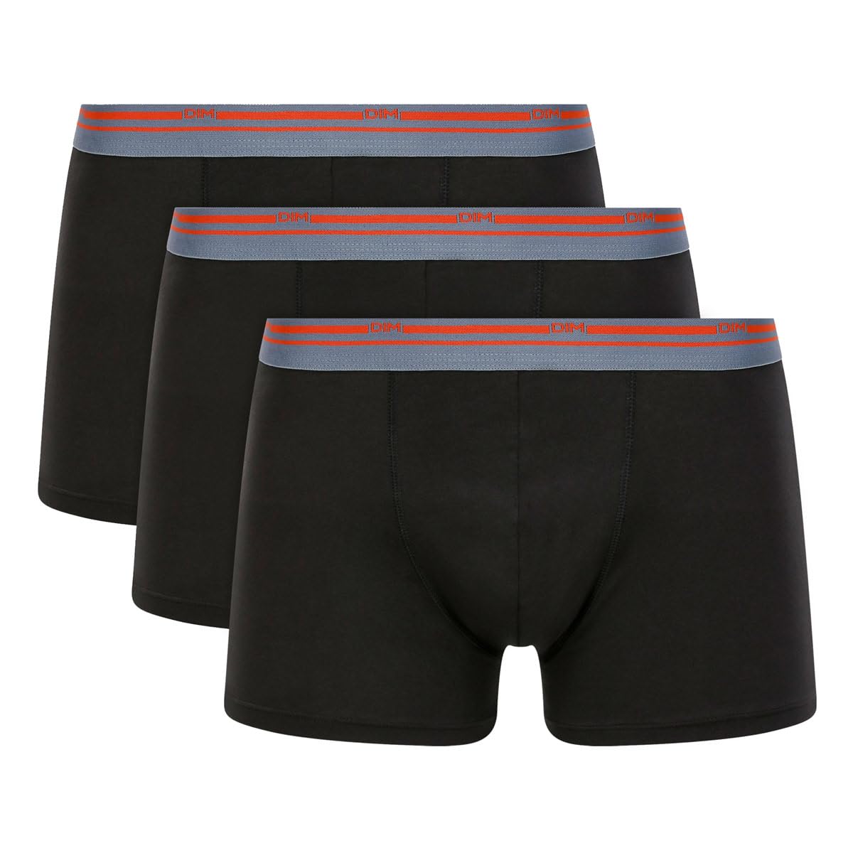 Dim Boxer Homme Classic Colors Coton Stretch Confort et Maintien x3