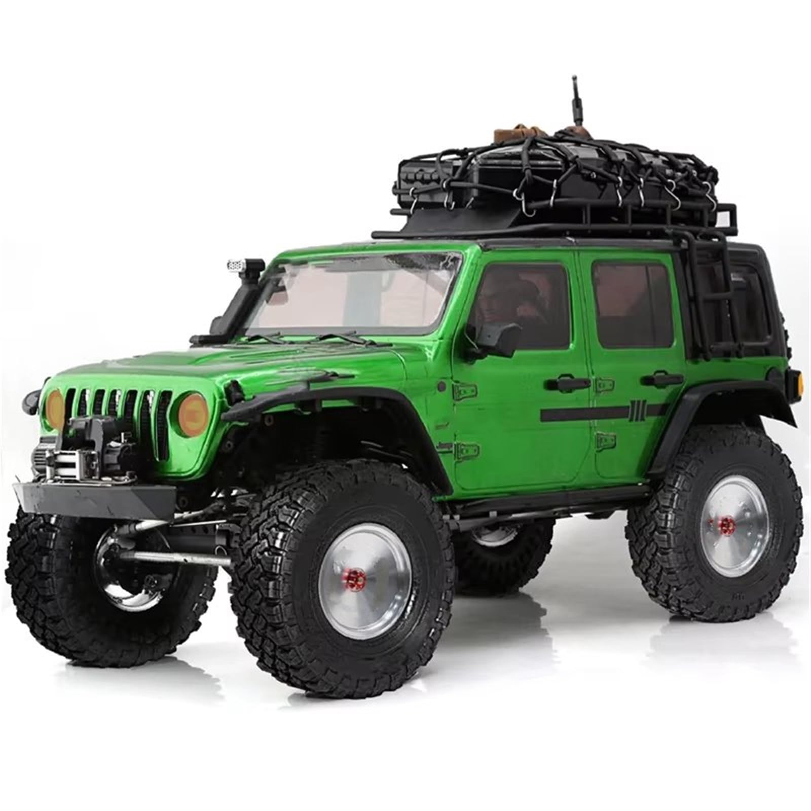 RC Car Pneumatico Ruota Compatibile con Axial per SCX10 per Capra per Traxs per TRX4 D90 per Redcat 1/10 RC Crawler Car 4 Pezzi 116 Mm 1.9 Pollici Pneumatico in Gomma Ruota Pneumatico
