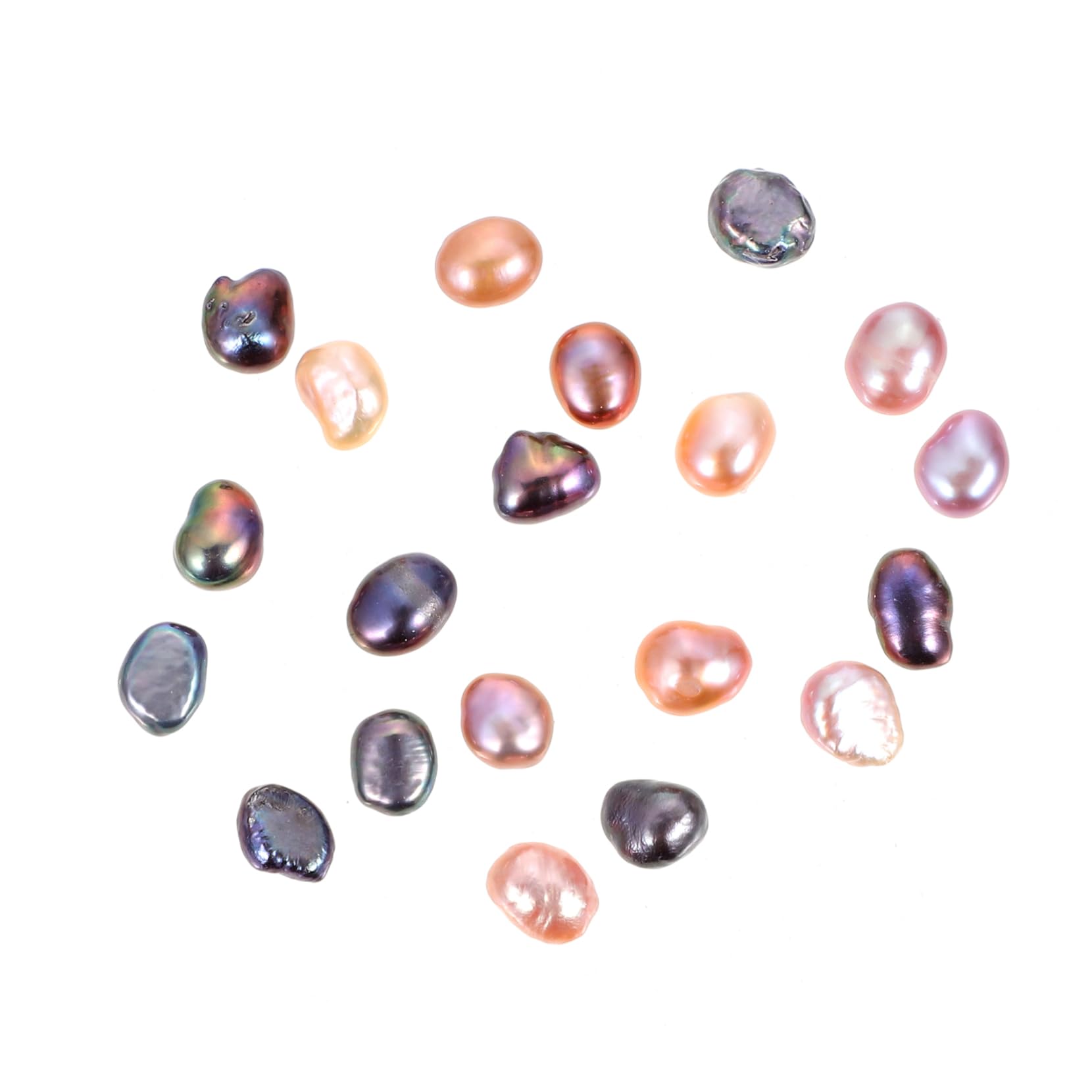 NULYLU Nail Charms Pearls DIY Manicure Decorations Stereoscopic Pearl for Nails Chunky