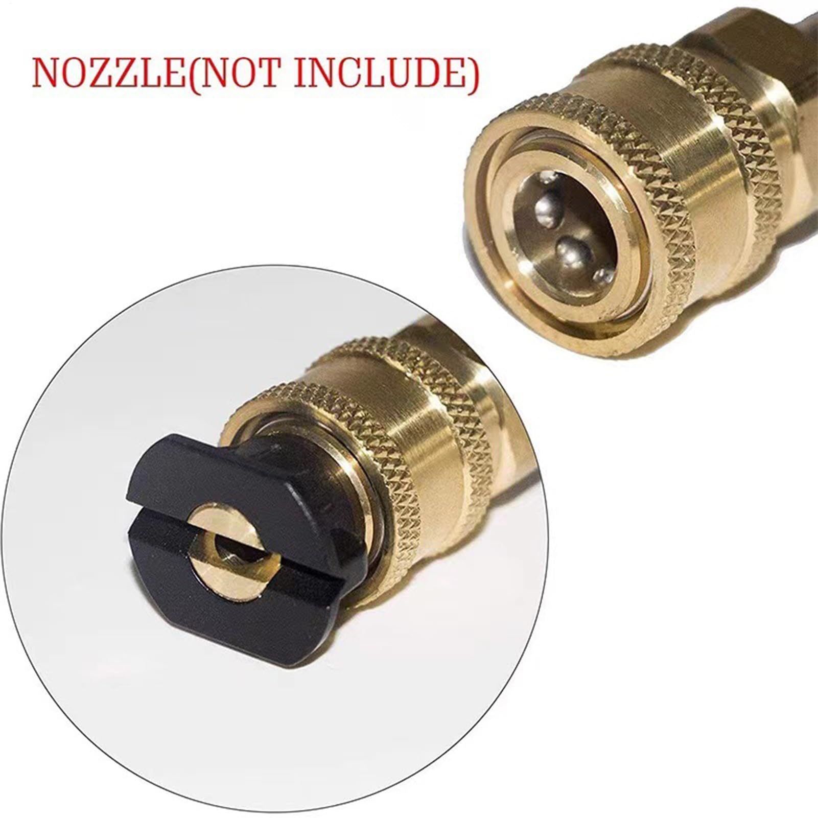 Varilla de extensión para hidrolimpiadora - para hidrolimpiadora | para hidrolimpiadora de 15 pulgadas | Extensión de varilla para hidrolimpiadora de conexión rápida de 4000 PSI, accessor