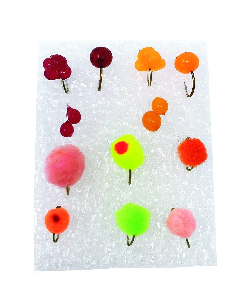 Creative Angler Ultimate Egg Fly Selection for Fly Fishing. 10 Different Egg Patterns to Choose from.