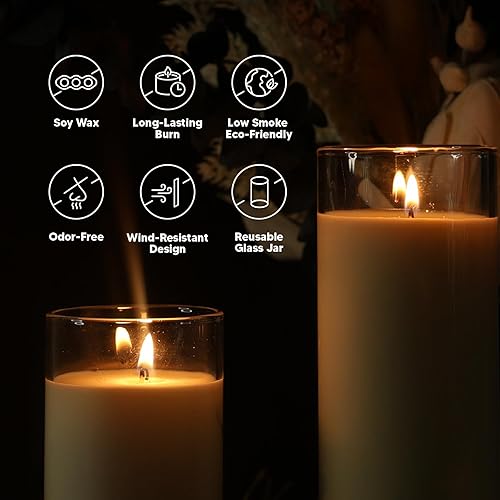 Miniatura 4 de Juego de 4 velas de 7 pulgadas de alto, sin perfume, velas blancas de oración de 7 días para bodas, iluminación de emergencia, vacaciones y uso de