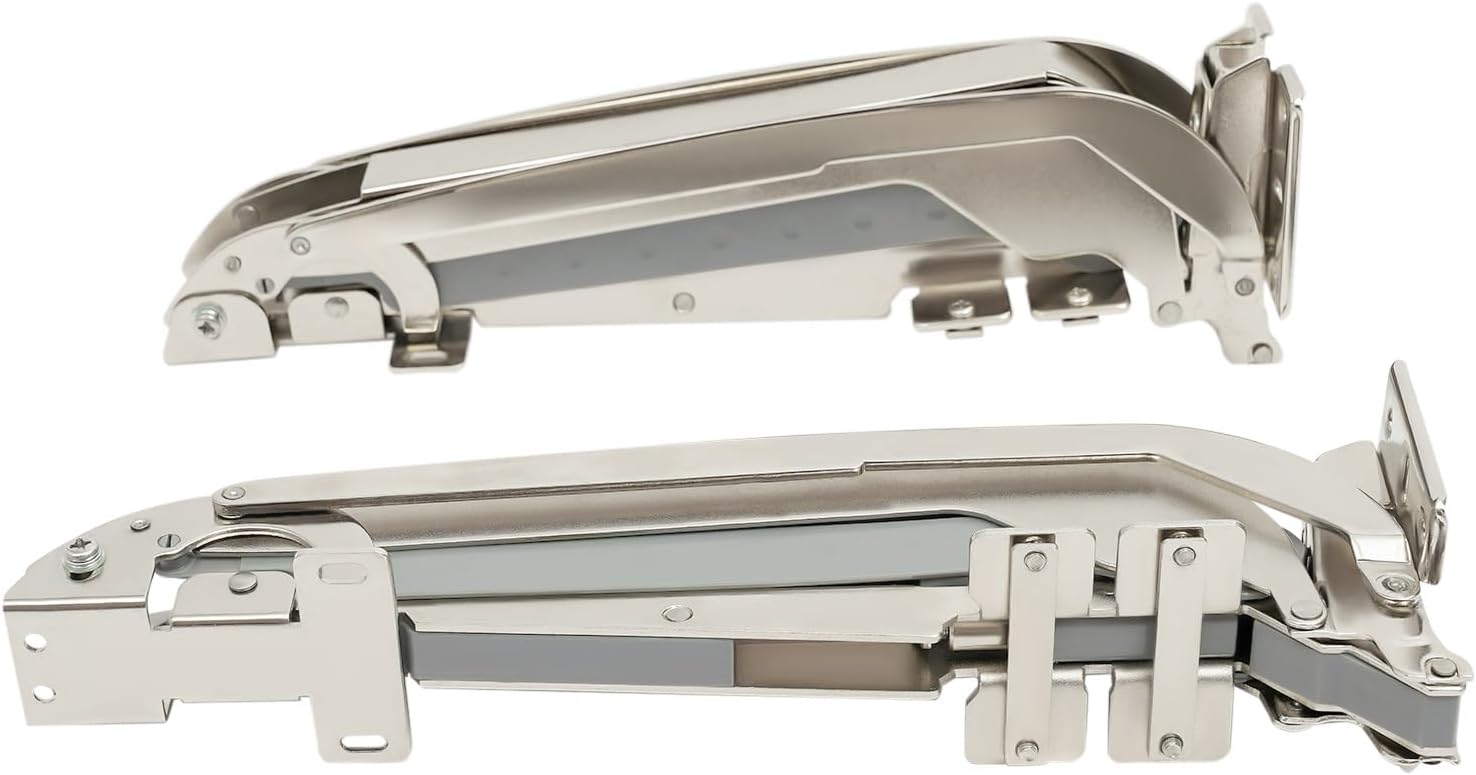 Lateral Opening Door Hinge Set, 180° Parallel Hidden Door Hinge for Bedroom Kitchens Study Living Room