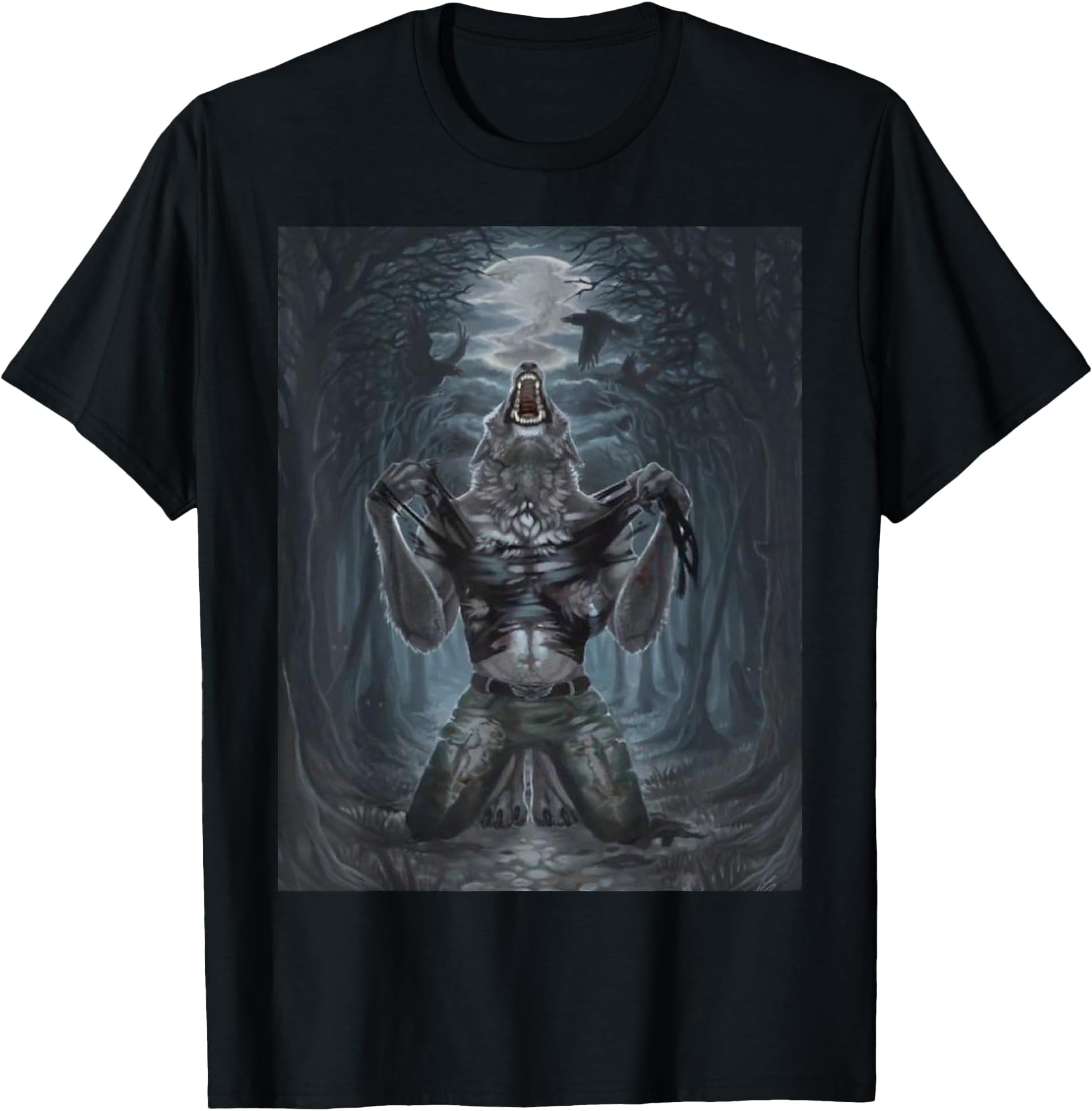 Werewolf Ripping Off Meme T-Shirt