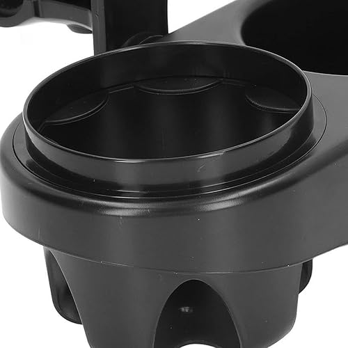 Miniatura 9 de Yuehuam Portavasos para cochecito con bandeja para aperitivos, bandeja universal giratoria 2 en 1 con soporte para bebidas, adecuado para cochecitos