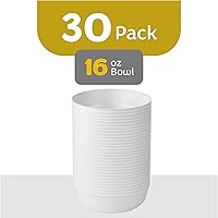 Vista 169 de [30 Pack 16 OZ Bowls] Edge Collection Mint Green Plastic Party Soup Bowls Premium heavyweight Elegant Disposable Tableware Dishes