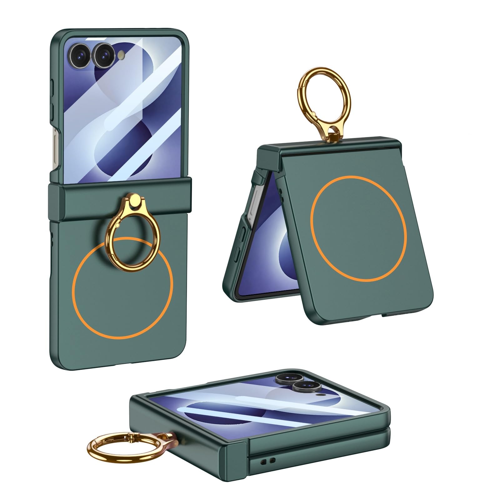 Amazon.co.jp: Samsung Galaxy Z Flip 8 対応マットマグネットリング