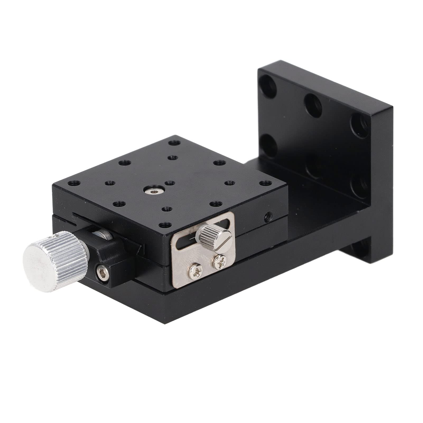 Wakects Z-Lineartisch, Manueller Lineartisch, Vorschubspindel-Schiebetisch aus Aluminiumlegierung, 30 μm Genauigkeit, 0,5 Mm Pro Umdrehung, für die Positionierung Optischer Labormikroskope (40x40mm)
