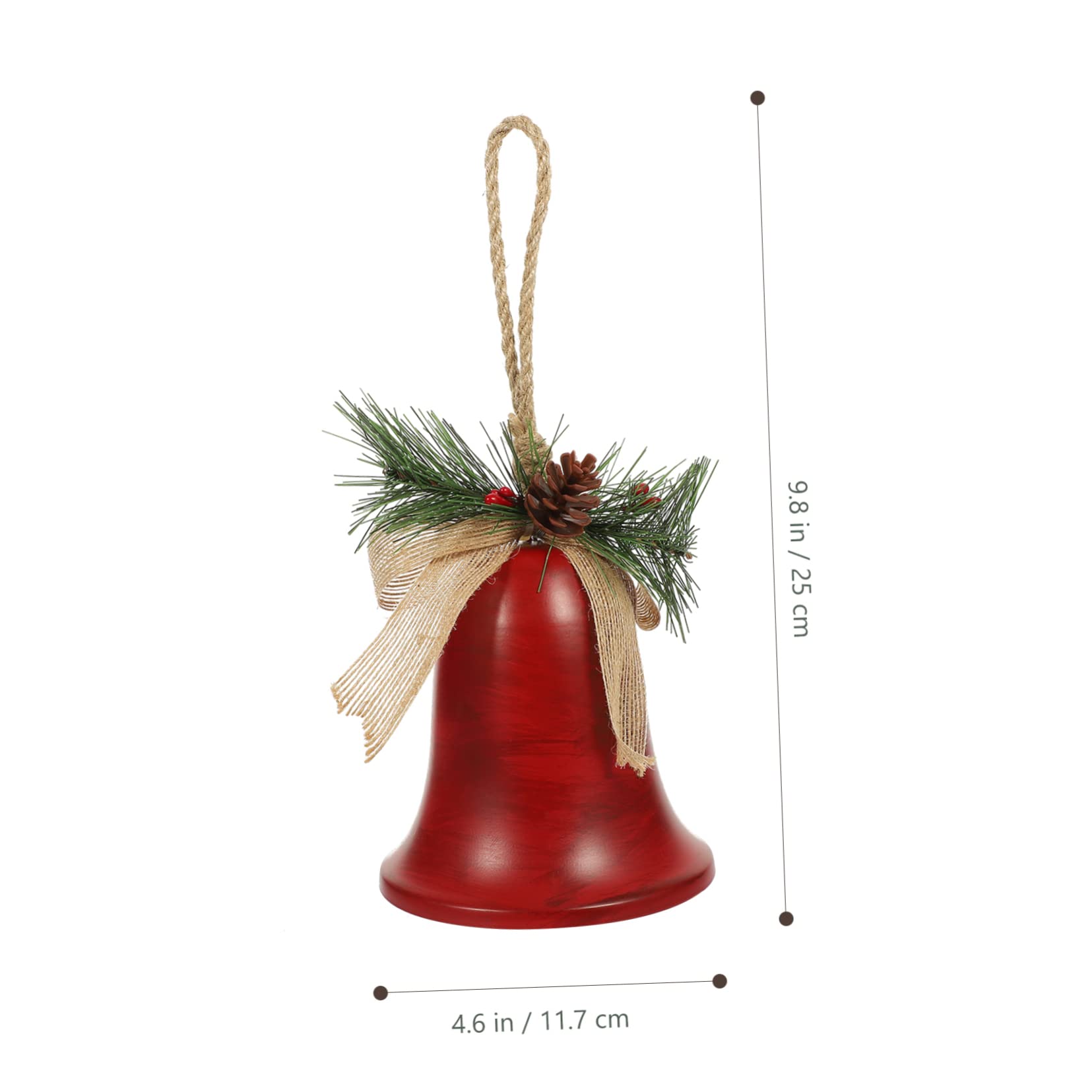 Alipis 5pezzi Campane Natalizie Decorative Ciondolo Per e Decorazioni Festive e Accogliente Per