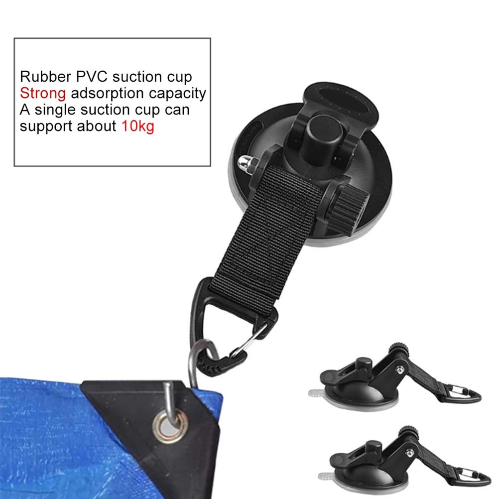5 Pezzi Di Ventose Resistenti, Ganci Multiuso Per Campeggio, Per Casa Esterni Auto Furgoni Camion Tenda Da Sole Barca~p144645171