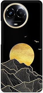 Golden Sunrise Silicone Printed mobile case compatible with REALME 11 (5G)